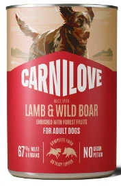 Carnilove Dog Can Paté Lamb&Wild Boar 400g