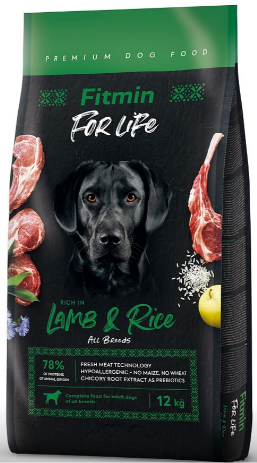 Fitmin dog For Life Lamb & Rice 2 x 12 kg