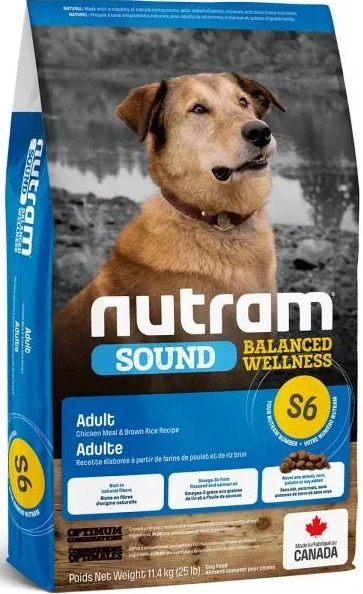 S6 Nutram Sound Adult 2x11,4kg
