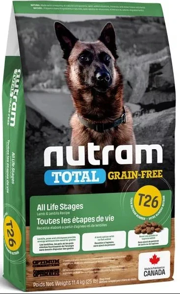 T26 Nutram Total Grain Free Lamb, Legumes Dog 2x11,4kg