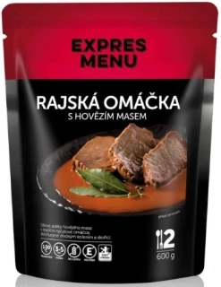 Expres Menu - rajská s hovězím masem 600g (2 porce)
