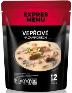 Expres Menu - vepřové na žampionech 600g (2 porce)