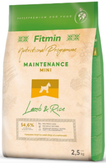 Fitmin dog MINI Lamb & Rice 2.5 kg