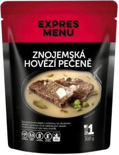 Expres Menu - znojemská hovězí pečeně 300g (1 porce)