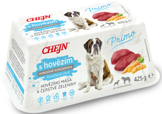 Chejn Primo s hovězím a mrkví 8x425 g (1 karton)
