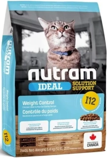 I12 Nutram Ideal Weight Control Cat 3x5,4kg