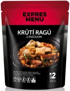 Expres Menu – krůtí ragú s fazolemi 600g (2 porce)