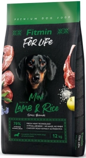 Fitmin dog For Life Lamb & Rice Mini 12kg