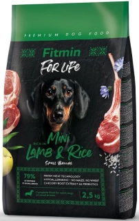 Fitmin dog For Life Lamb & Rice Mini 2,5kg