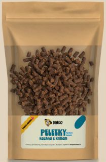 Dingo peletky kachna s krillem 150g