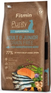 Fitmin dog Purity GF Adult & Junior Fish Menu 12 kg