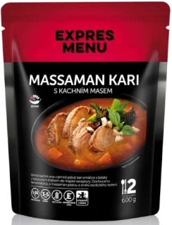 Expres Menu - Massaman kari s kachním masem 600g (2 porce)