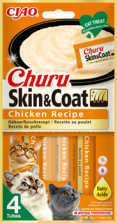 Churu Cat Skin&Coat Chicken Recipe 4x14g