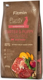 Fitmin dog Purity GF Puppy & Starter Beef 12 kg