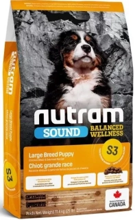 S3 Nutram Sound Large Breed Puppy 2x11,4kg